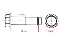 Scharube M14x1,5-70