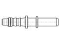 Normaquick Doppelstutzen 8mm